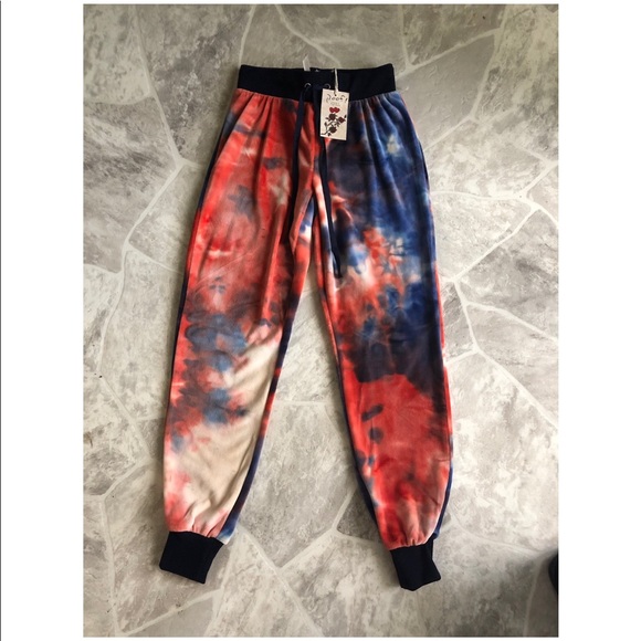 Poof! Other - NWT POOF girls tie-dye Valore joggers size 7